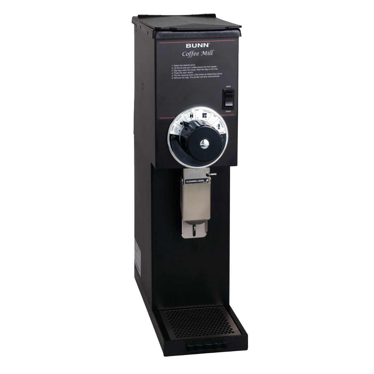 Black Bunn G2 HD Commercial Coffee Grinder - Buy Cafe Equipment at Better Brands Co