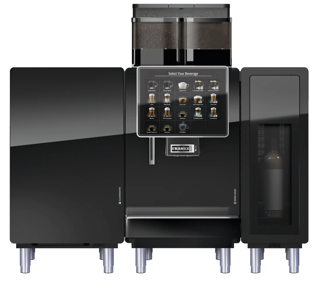 Black Franke A1000 FLEX automatic coffee machine