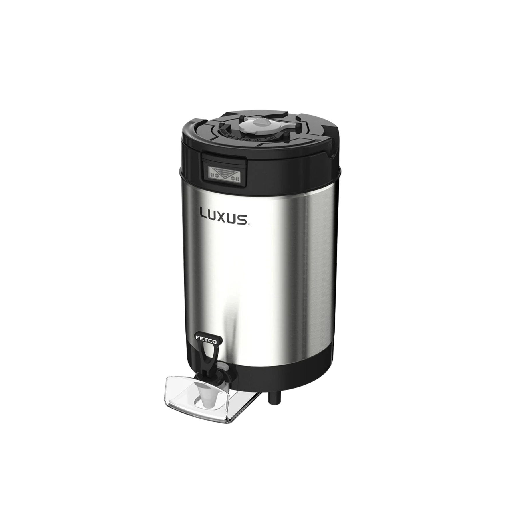 Black & Silver L4S-20 LUXUS Thermal Dispenser by Fetco 2 Gallon | Better Brands Co
