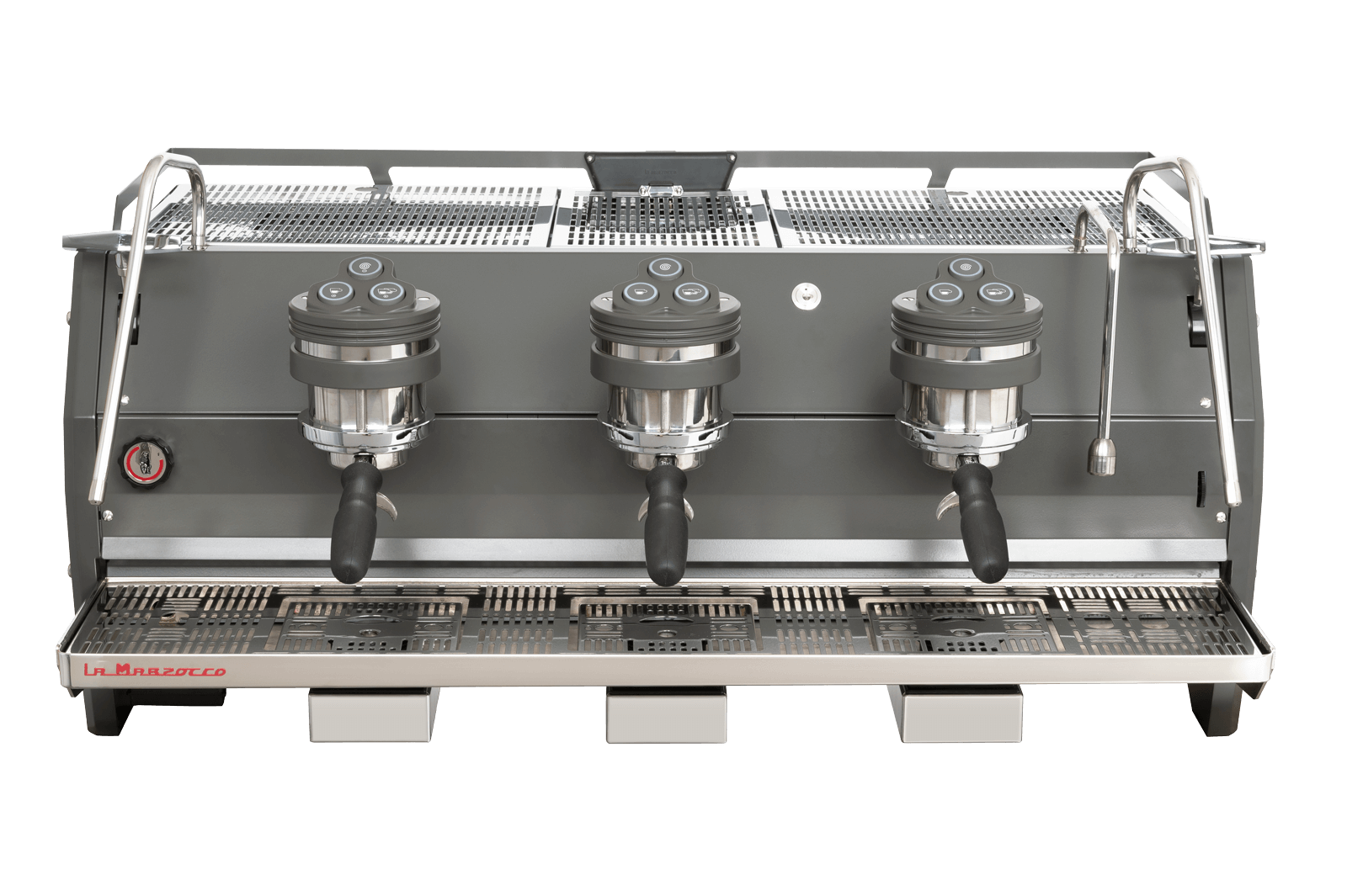 la marzocco espresso machine strada s with scales