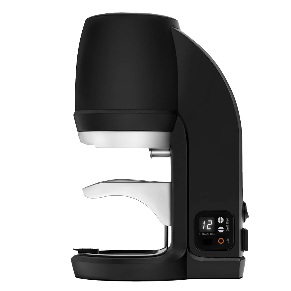 Side of PUQpress Q GEN6 automatic coffee tamper