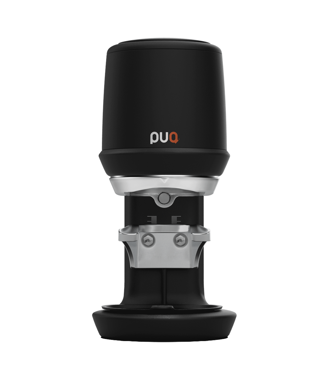 Black PUQpress Pro Gen 6 automatic tamper for commercial coffee shops