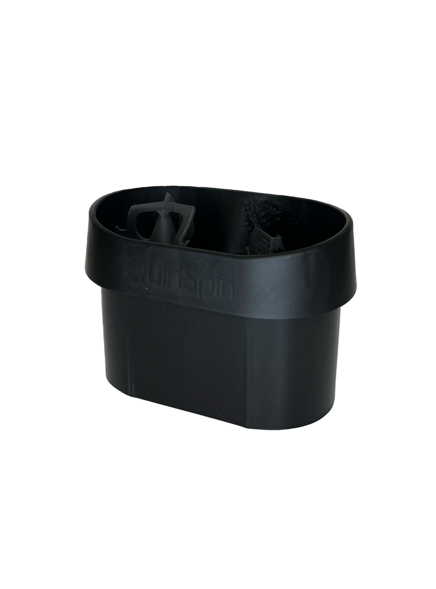 Black Portafilter Cleaner QuinSpin v2.0 for Commercial Espresso Machines
