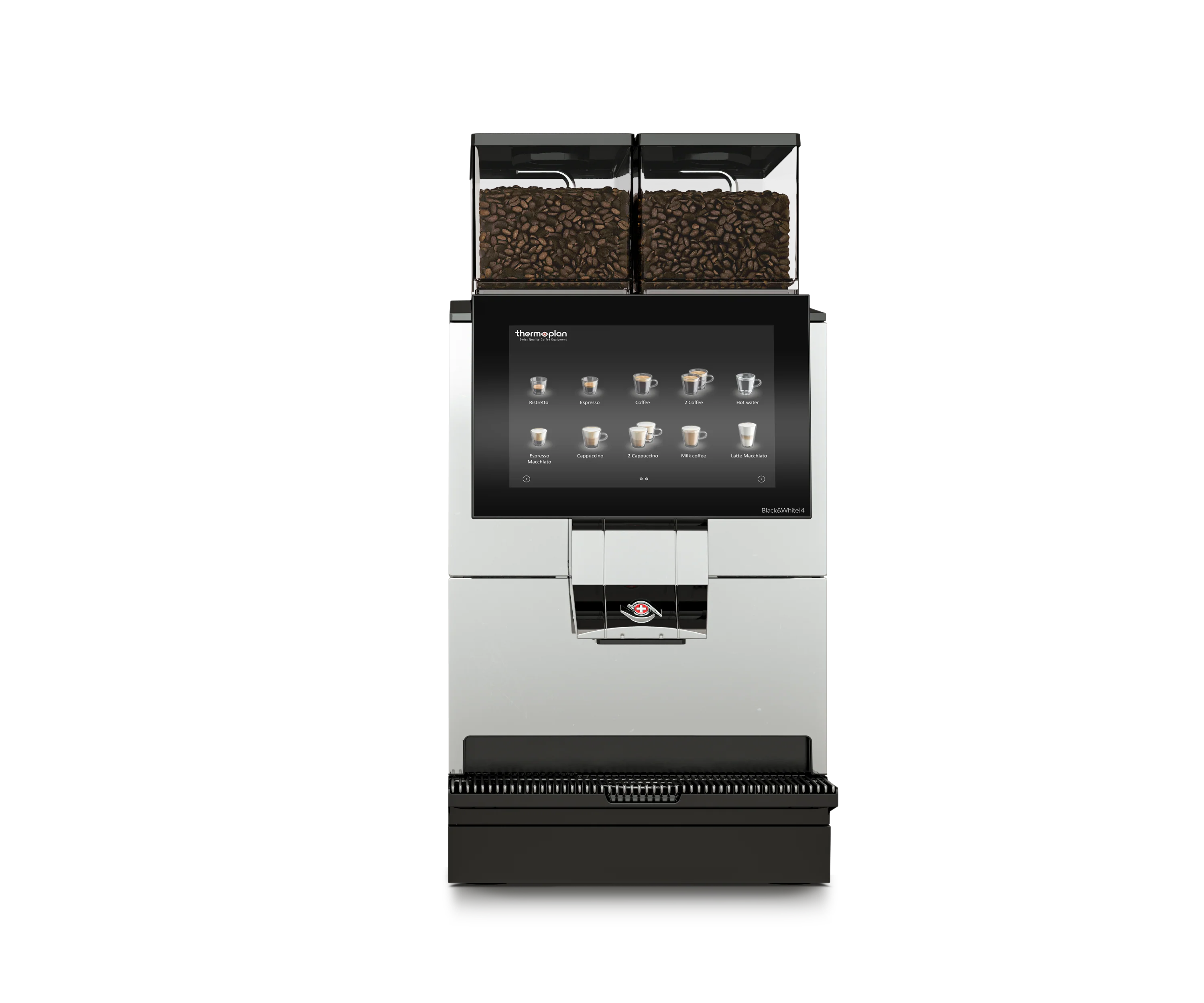 Black&White4 CTM2 & CTM2 RL Espresso Machine with Milk Cooler