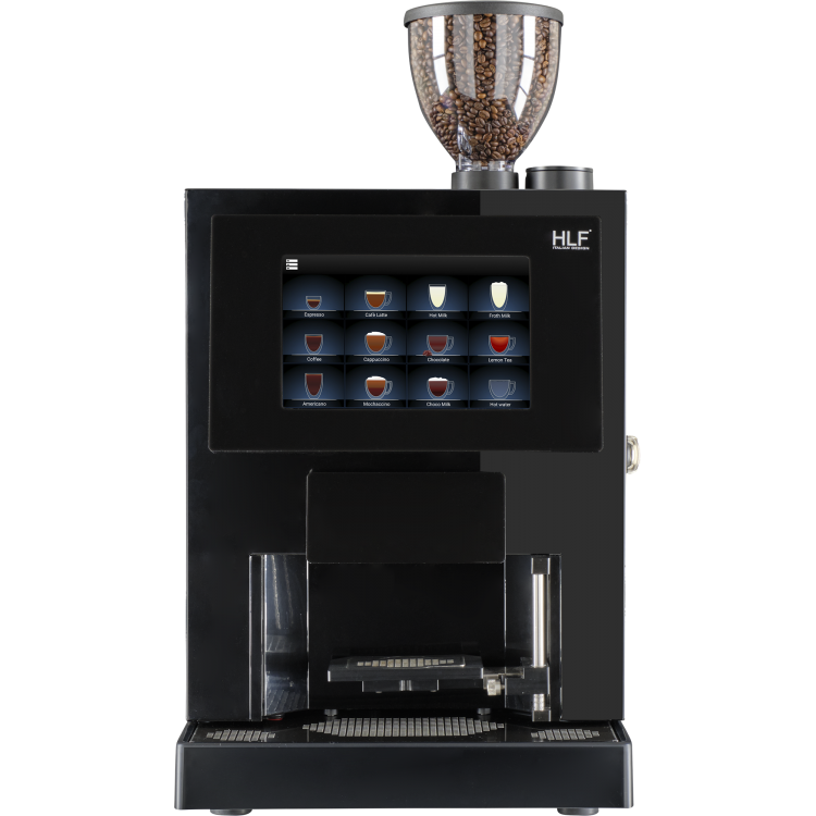 Black super automatic coffee machine - shop HLF 2700 espresso machine