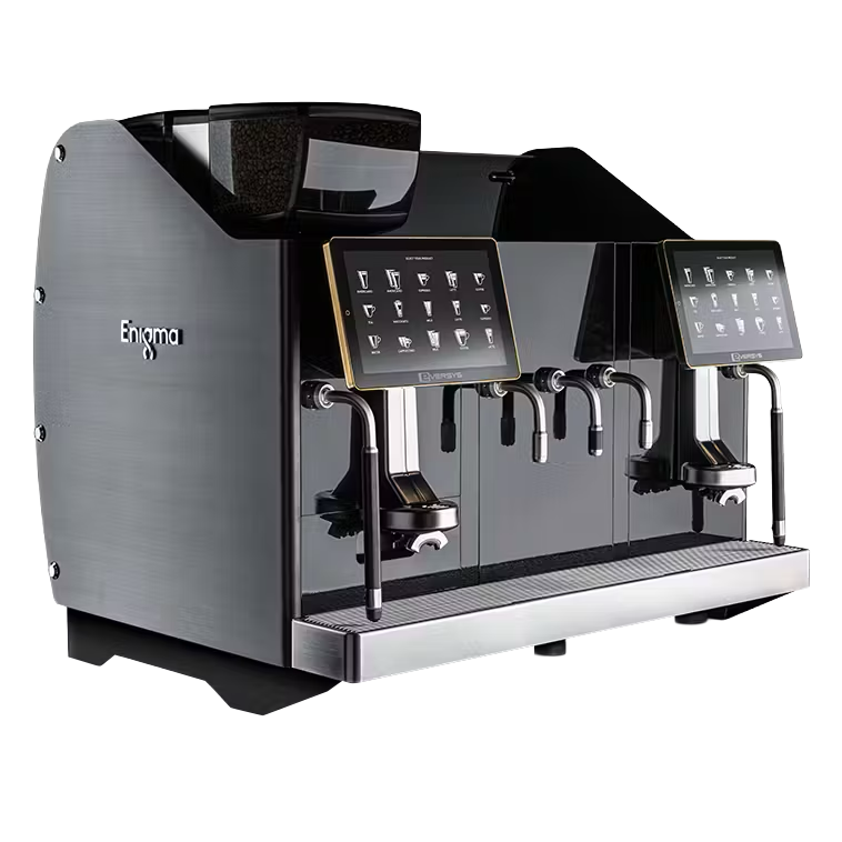 Gray coffee machine with digital displays - shop commercial coffee equipment from Better Brands Co