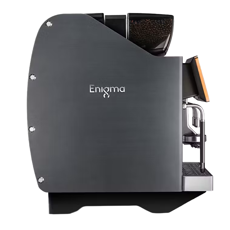 Side of Enigma E’4m X-Wide/ST Superautomatic Espresso Machine | Better Brands Co