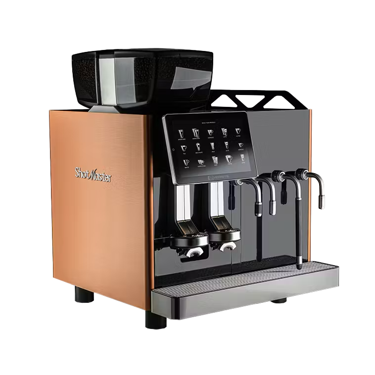 Eversys Shotmaster m/Classic Commercial Espresso Maker in Copper (Earth)