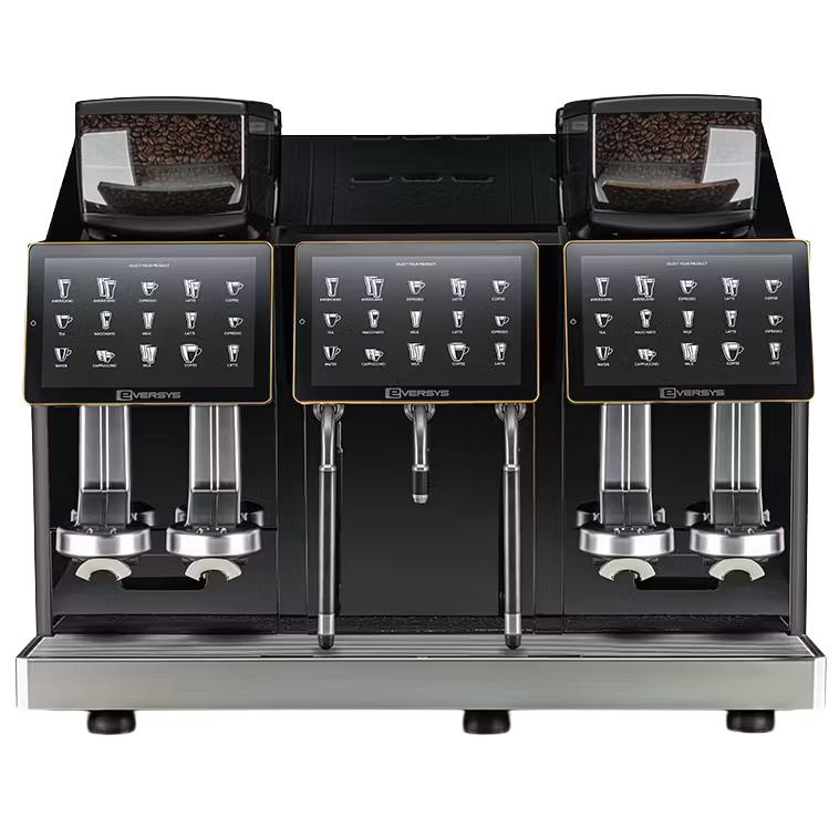 Black Eversys Shotmaster s-pro/ST
Super Auto Espresso Machine with digital screen