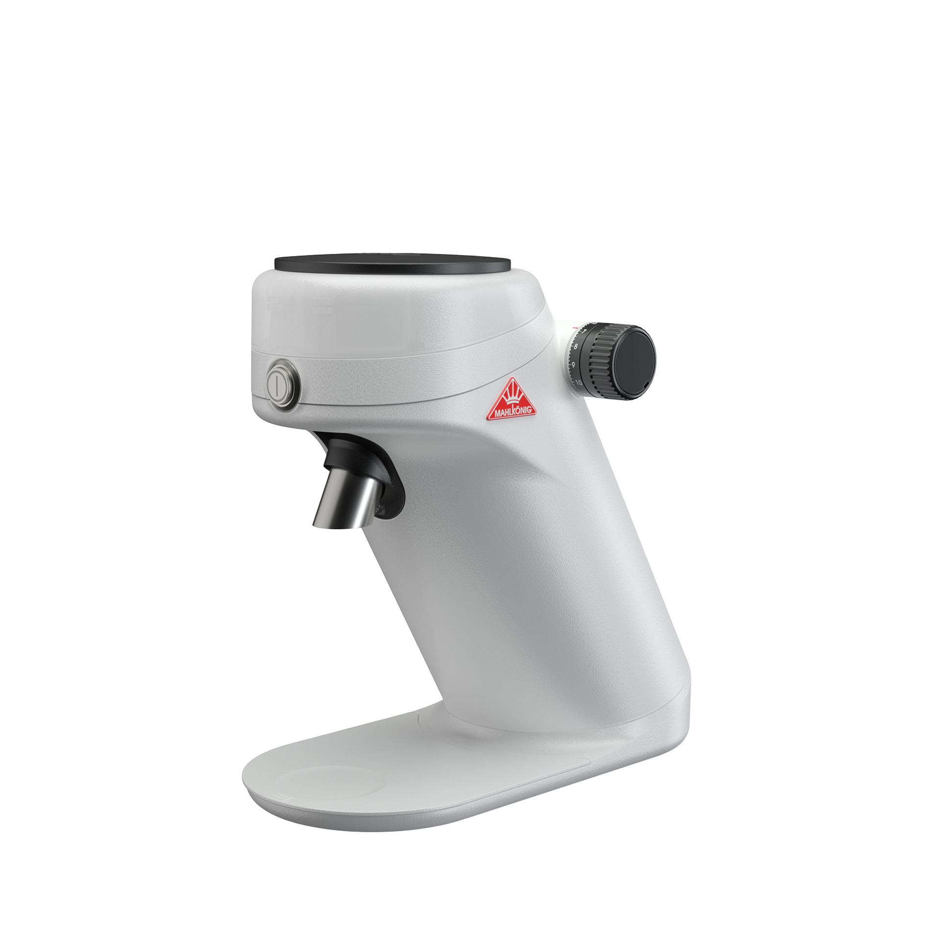 White Mahlkönig X64 SD single dose grinder designed for cafés + coffee shops. 